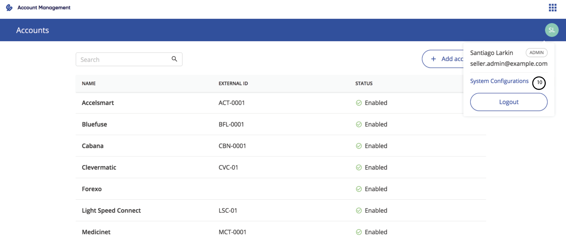 System Configuration