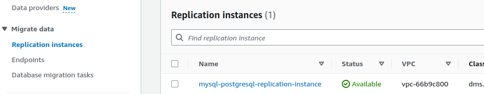 Replication Instance